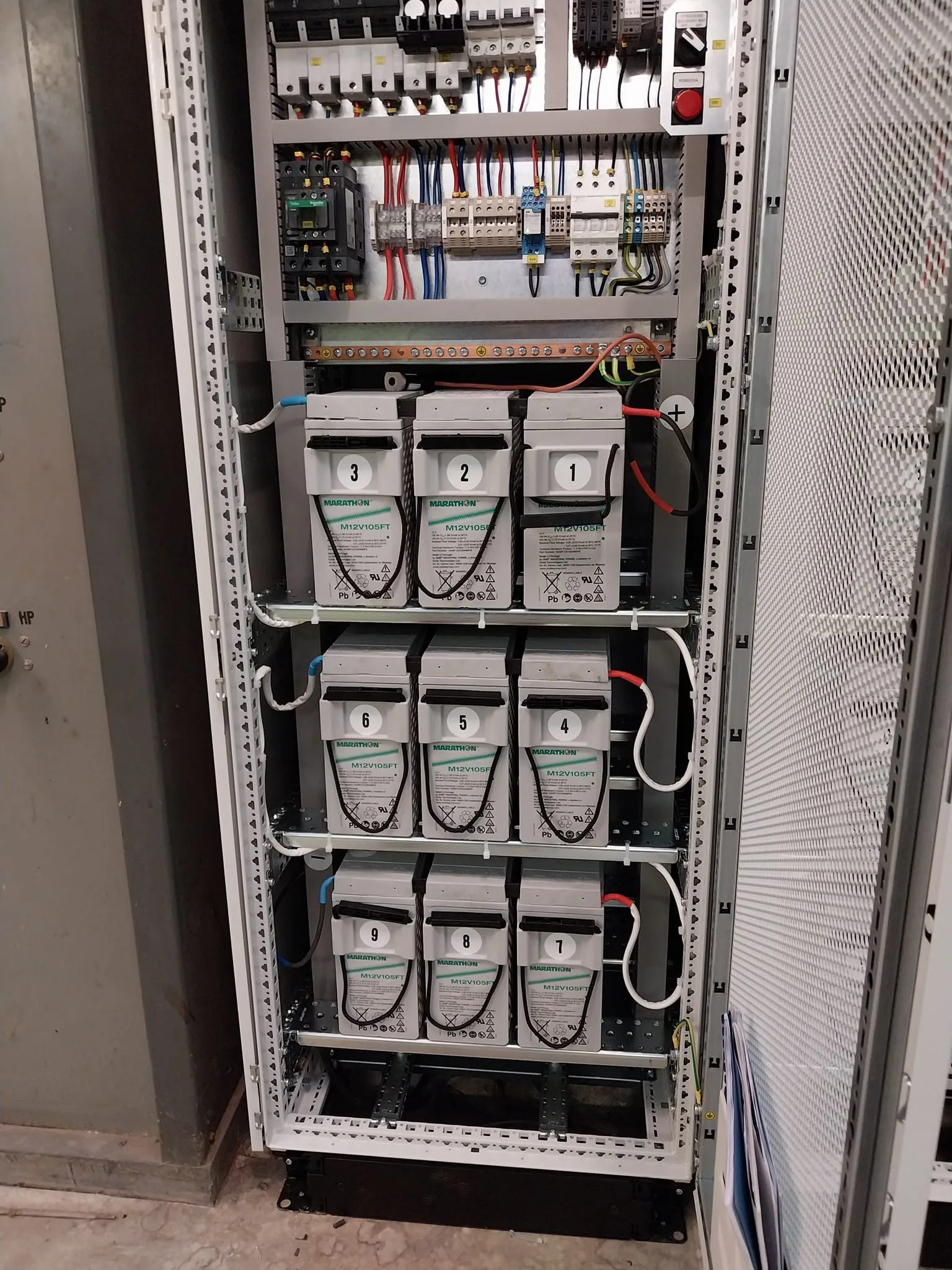 110 V DC backed-up supply for a substation — 3
